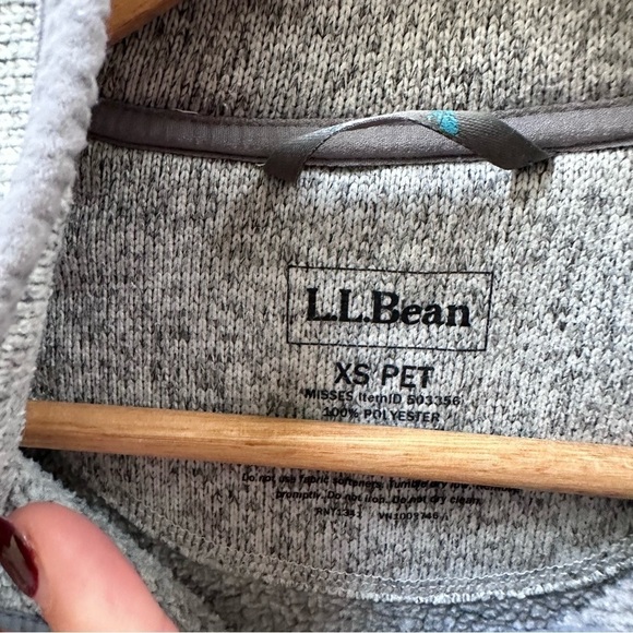 L.L. Bean gray better sweater pullover sweatshirt xs - Picture 2 of 5